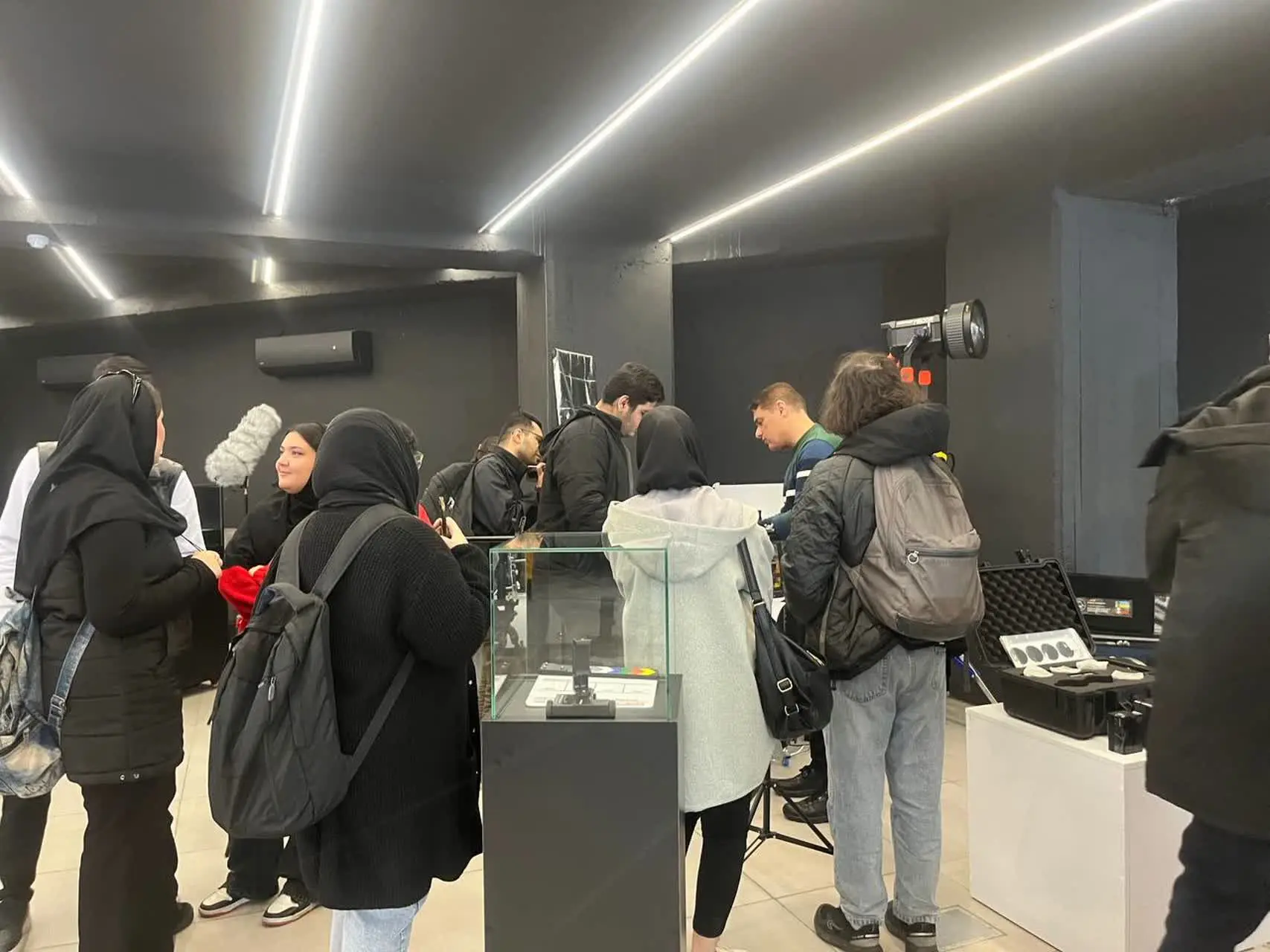 بازدید دانشجویان جدید از استودیوهای سروش